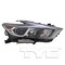 Tyc Tyc Capa Certified Headlight Assembly, 20-9709-00-9 20-9709-00-9 - alternate 6